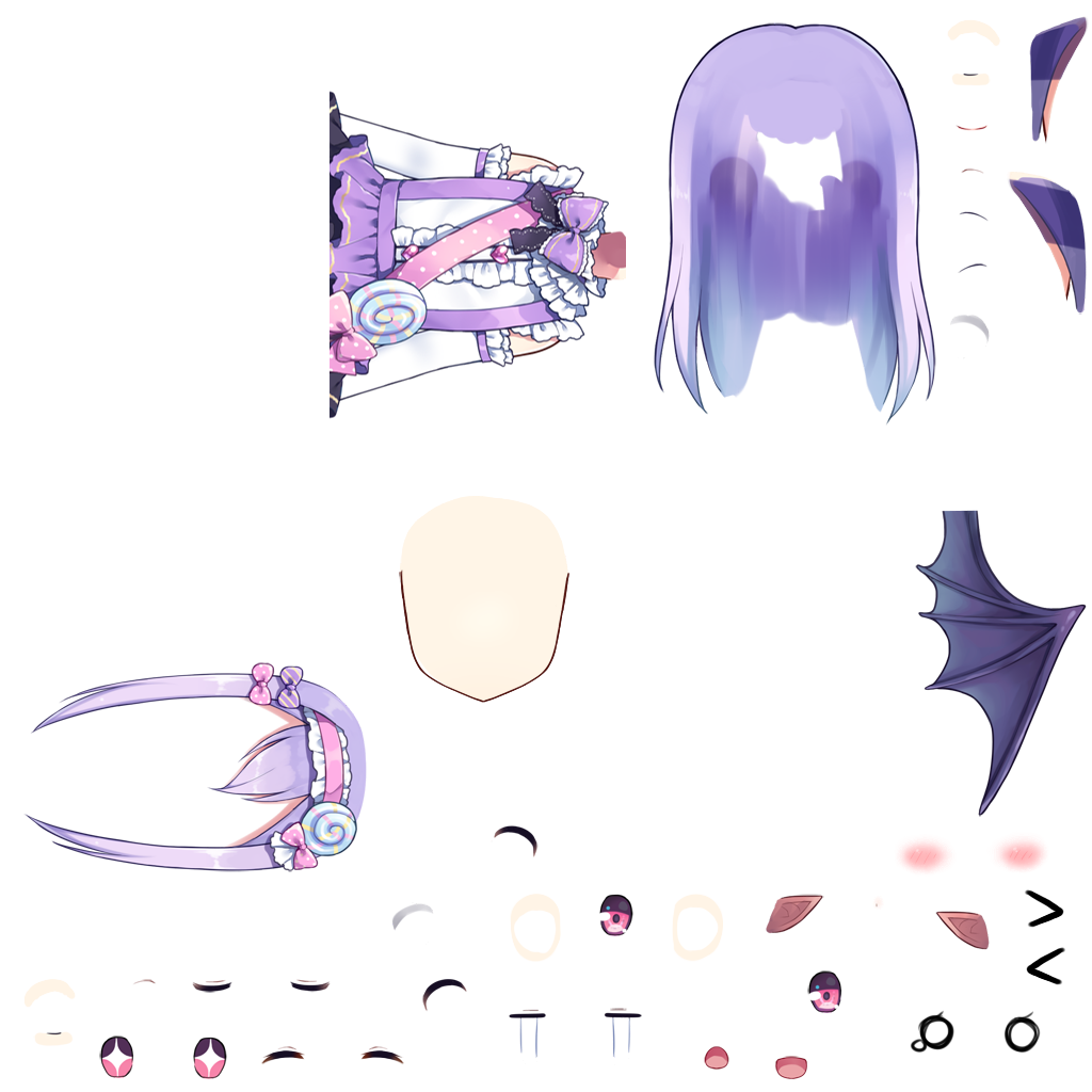 Whiteday Costume Purple